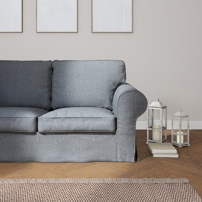 Ektorp betræk 2 sæder sovesofa<br/>fra 2012<br/>Smal ryg 200 X 90 X 73 CM fra kollektionen City, Stof: 704-86
