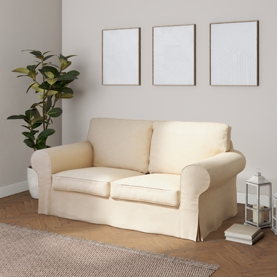 Ektorp 2 seater sofa bed cover for model on sale in Ikea since 2012 ecru 105 61 200 x 90 x 73 cm Dekoria