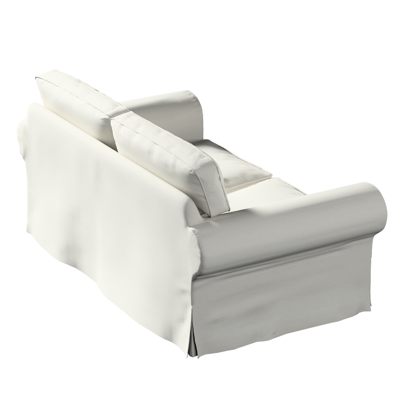 Bezug für Ektorp 2-Sitzer Schlafsofa NEUES Modell, mittelgrau, Sofabezug fü günstig online kaufen