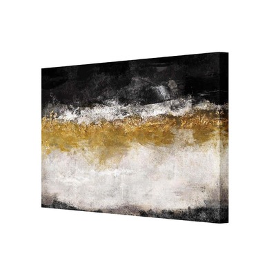 Obraz na płótnie Black&Gold Impression 50 x 35 cm