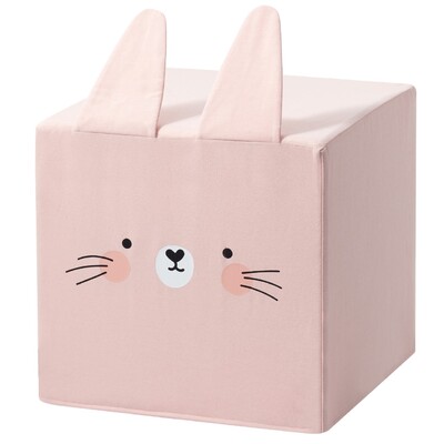 Puf kostka Rainbow Rabbit 40x40cm