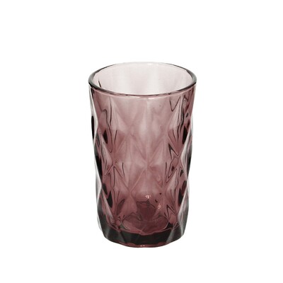 Szklanka Basic Pink 300ml ⌀8 x 12,5cm