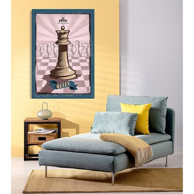 Obraz na plátně Vintage Chess II 35 x 50 cm