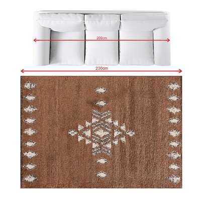 Rug Royal almond brown 160x230 cm 160 x 230 cm