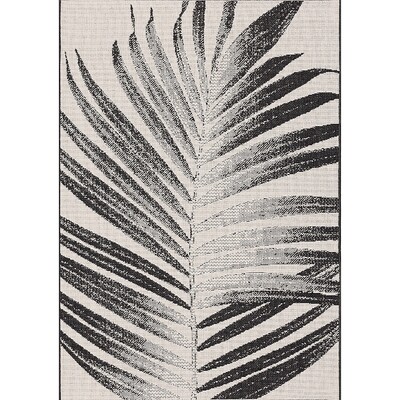 Lineo beige/black carpet 120x170cm 120 x 170 cm