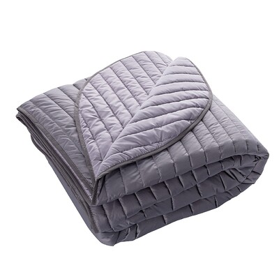 Gesteppte Tagesdecke Soft Touch 220x240cm Gray
