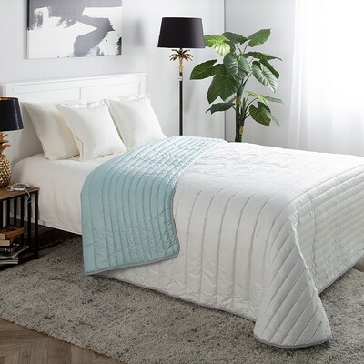 Gesteppte Tagesdecke Soft Touch 220x240cm Mint 220 x 240 cm