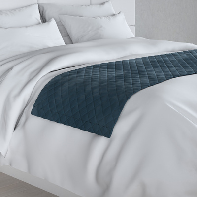 Hotelový přehoz na postel- běhoun Velvet 200 x 60 cm v kolekci Velvet, látka: 704-16