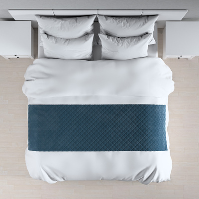 Hotelový přehoz na postel- běhoun Velvet 200 x 60 cm v kolekci Velvet, látka: 704-16