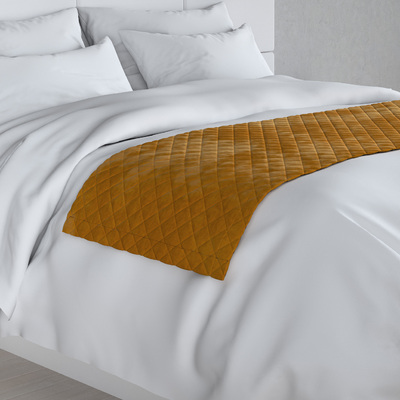Bársony futó ágytakaró hotel 60x200cm 200 x 60 cm a kollekcióból Velvet  Lakástextil, Dekoranyag: 704-23
