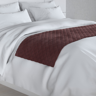 Hotelový přehoz na postel- běhoun Velvet 200 x 60 cm v kolekci Velvet, látka: 704-37