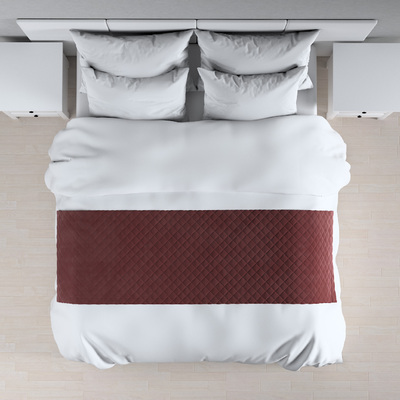 Hotelový přehoz na postel- běhoun Velvet 200 x 60 cm v kolekci Velvet, látka: 704-37