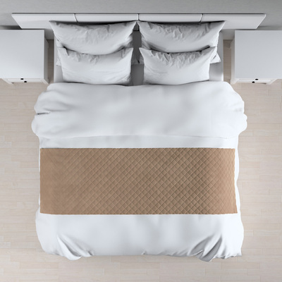 Fetă de pat pentru hotel, runner de masă Velvet 60x200cm 200 x 60 cm în colecție Velvet, țesătură: 704-35