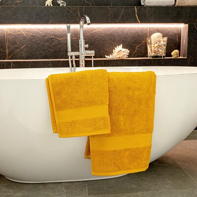 Towel 50 x 90 cm yellow 50 x 90 cm