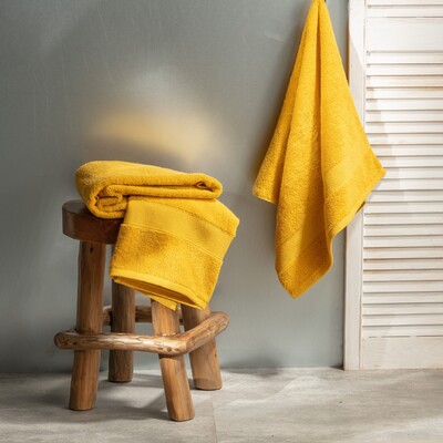 Towel 50 x 90 cm yellow 50 x 90 cm