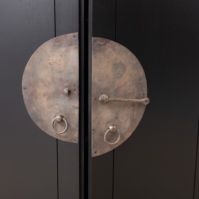 Szafa kredens Modern 104x56x170cm black 104 x 56 x 170 cm