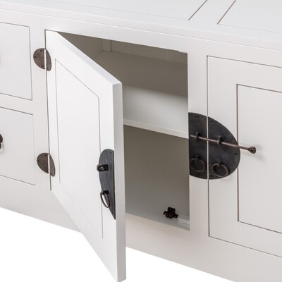 Komoda Modern 137x45x76cm white 137 x 45 x 76 cm