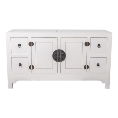Komoda Modern 137x45x76cm white 137 x 45 x 76 cm