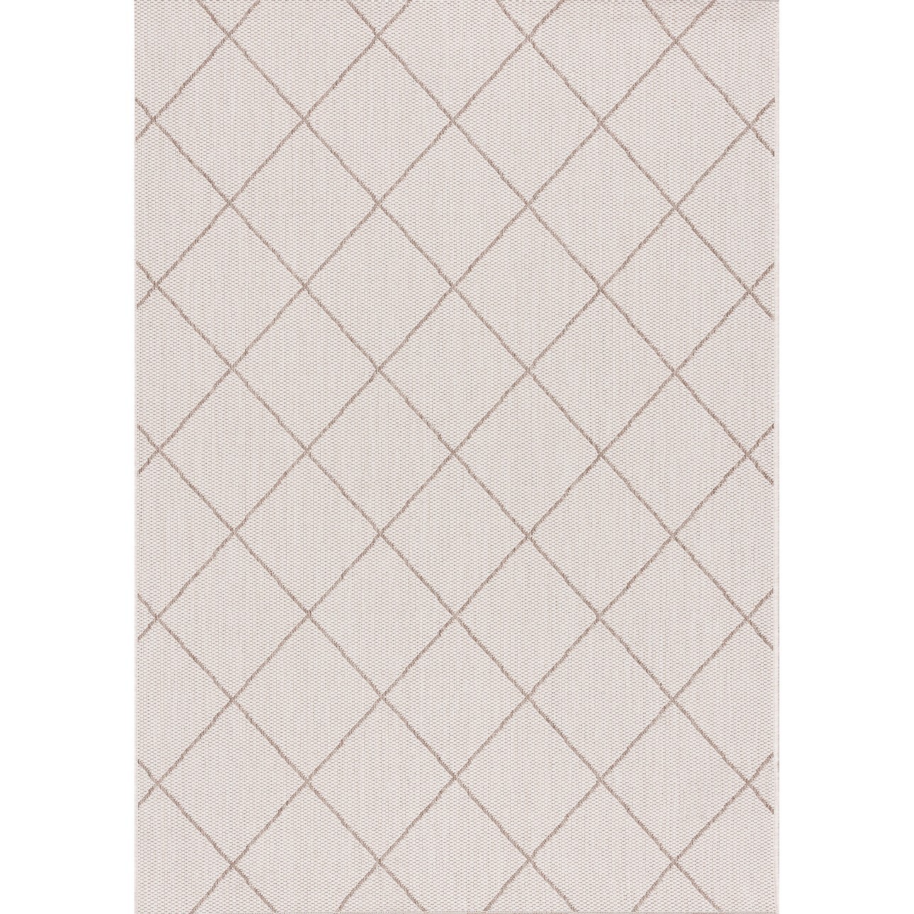 Teppich Lineo Rhombs wool/mink 120x170cm, 120 x 170 cm günstig online kaufen