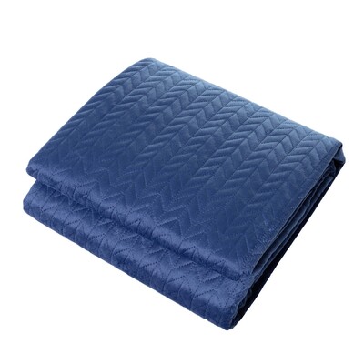 Tagesdecke Silky Chic 220x240 cm royal blue