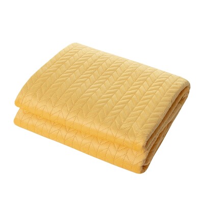 Tagesdecke Silky Chic 220x240cm yellow