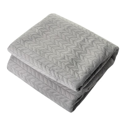 Tagesdecke Silky Chic 220x240 cm grey 220 x 240 cm