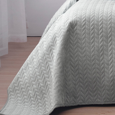 Tagesdecke Silky Chic 220x240 cm grey 220 x 240 cm
