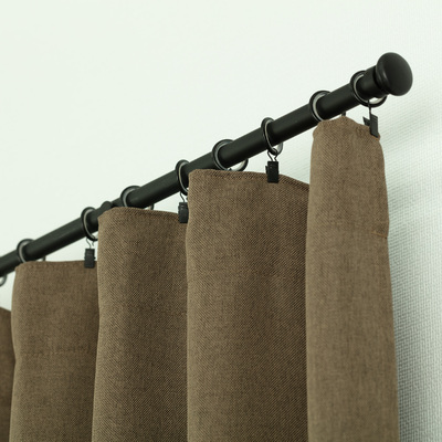 Zasłona BASIC na taśmie marszczącej 140x300cm jasne khaki 1 szt. 140 cm x 300 cm