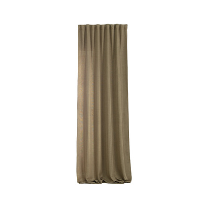 Zasłona BASIC na taśmie marszczącej 140x300cm jasne khaki 1 szt. 140 cm x 300 cm