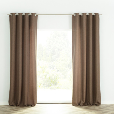 BASIC sötétítő függöny  ringlis (karikás) 140x280cm barna 1 db. 140 cm x 280 cm