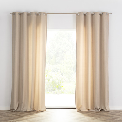 BASIC gardin med øskner 140x280 cm  1 stk 140 cm x 280 cm