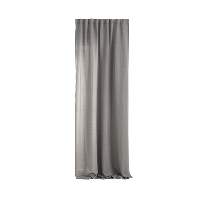 Užuolaidos BASIC pieštukinio klostavimo 140x300cm pilka spalva 1 vnt. 140 cm x 300 cm
