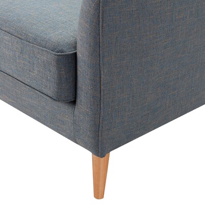 Pohovka Venuste denim blue/brown 2-místná 140 x 90 x 90 cm