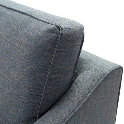 Pohovka Venuste denim blue/brown 2-místná 140 x 90 x 90 cm