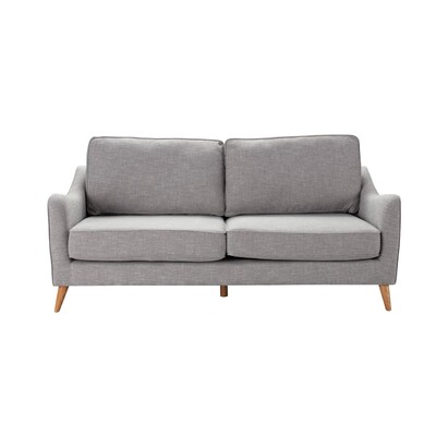 Pohovka Venuste grey linen pre 3 osoby 193 x 90 x 90 cm