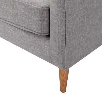 Pohovka Venuste grey linen pre 3 osoby 193 x 90 x 90 cm