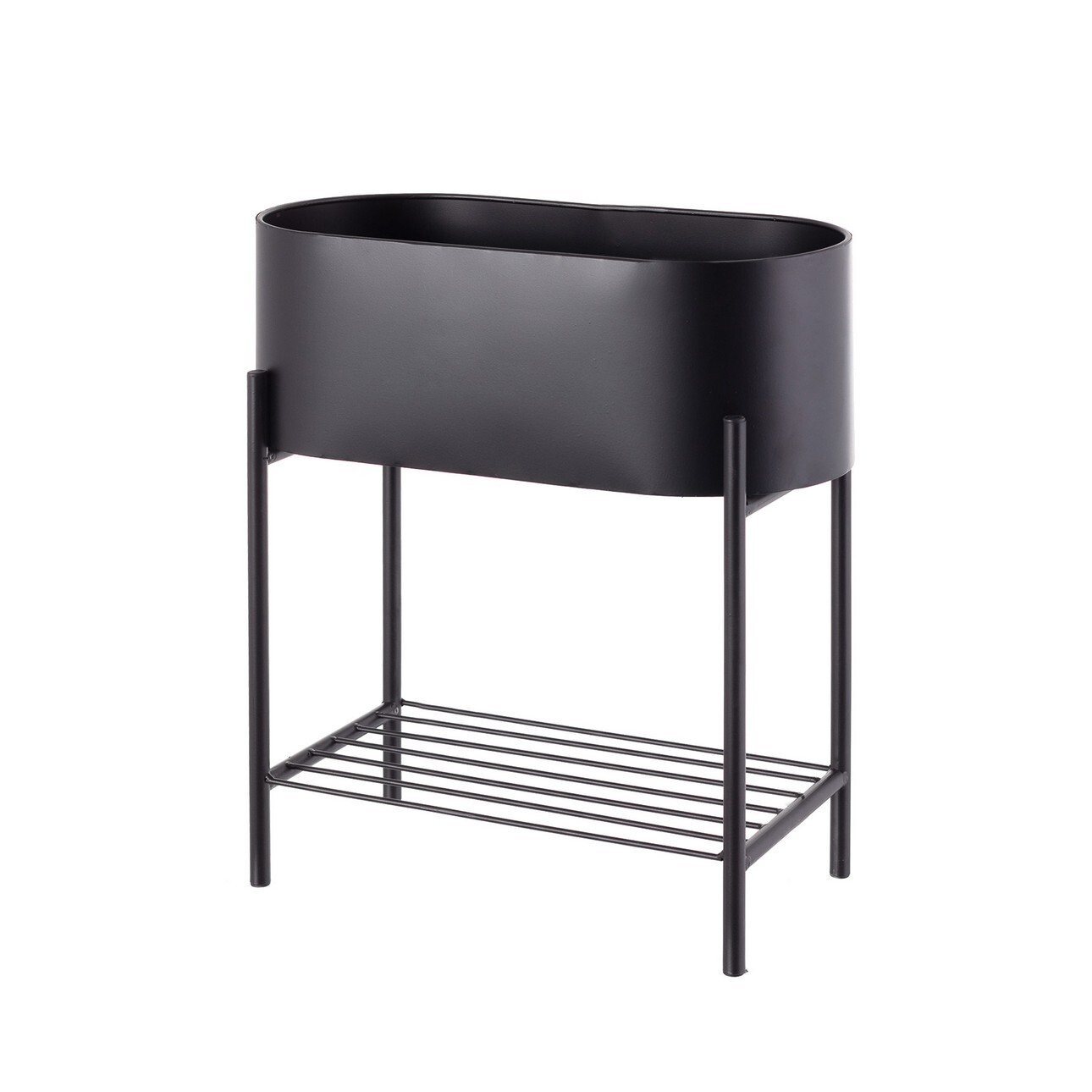 Kwietnik Valery Duo 40x19x45cm black