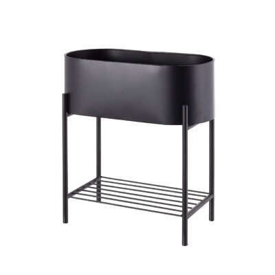 Kwietnik Valery Duo 40x19x45cm black