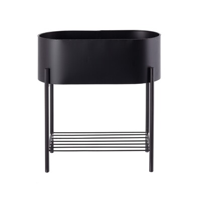 Kwietnik Valery Duo 40x19x45cm black 40 x 19 x 45 cm