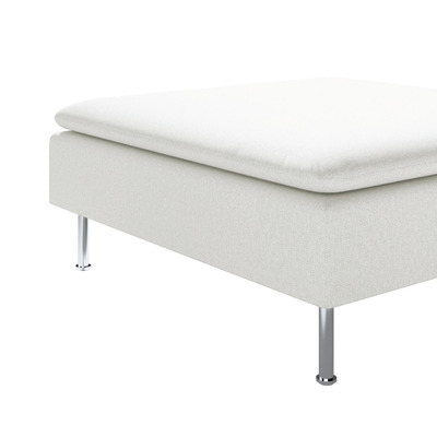 Bezug für Söderhamn Fußhocker 93 x 93 x 40 von der Kollektion Amsterdam, Stoff: 704-53