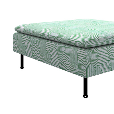 Bezug für Söderhamn Fußhocker 93 x 93 x 40 von der Kollektion Cosy Home, Stoff: 144-81