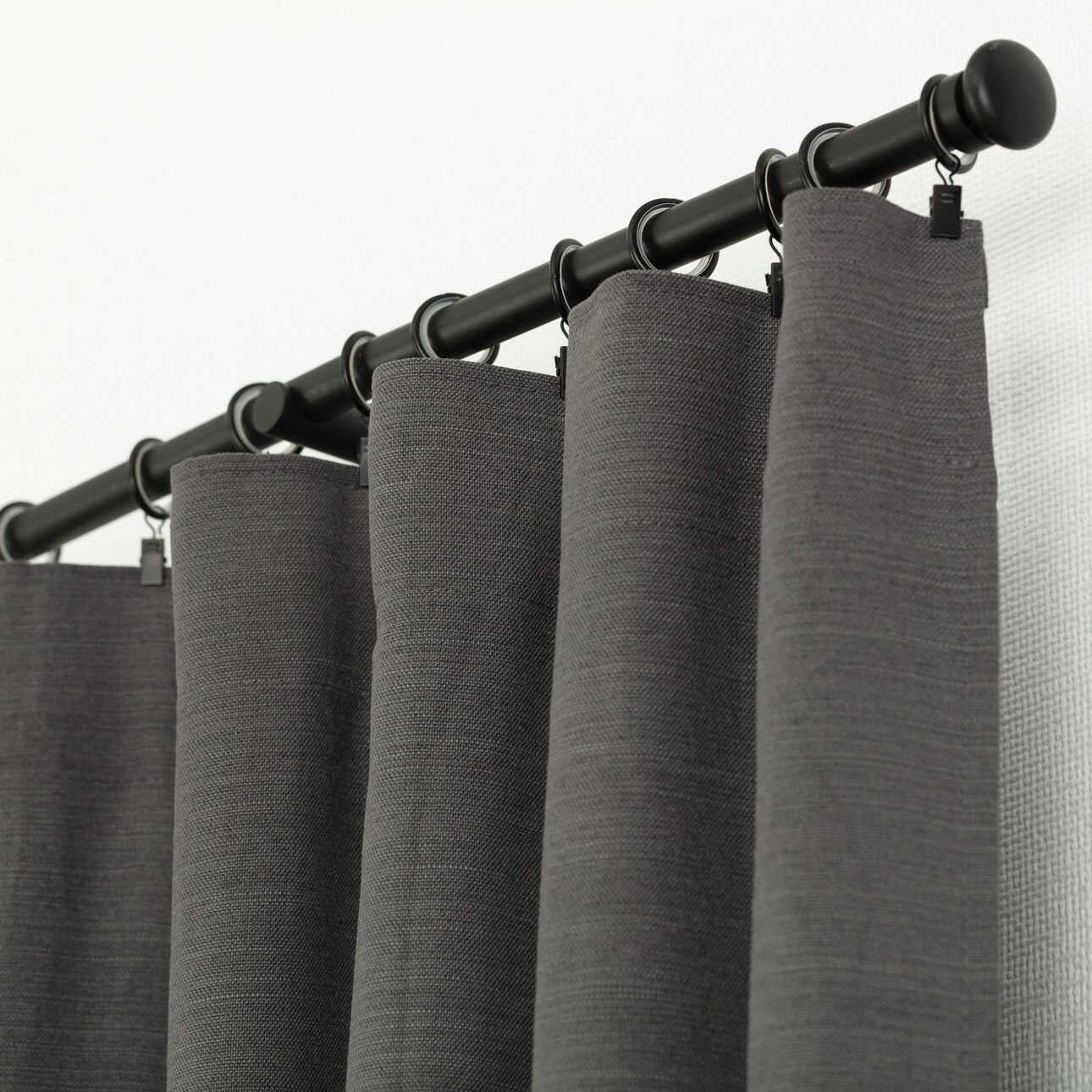Zasłona BASIC na taśmie marszczącej 140x280cm łupkowo-szary 1szt.