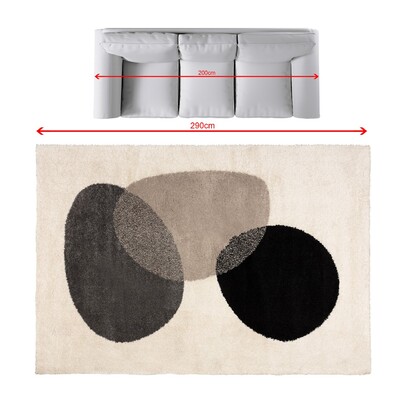 Dywan Royal Nomadic Living 200x290cm cream/dark grey 200 x 290 cm