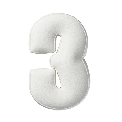 Number pillow 3