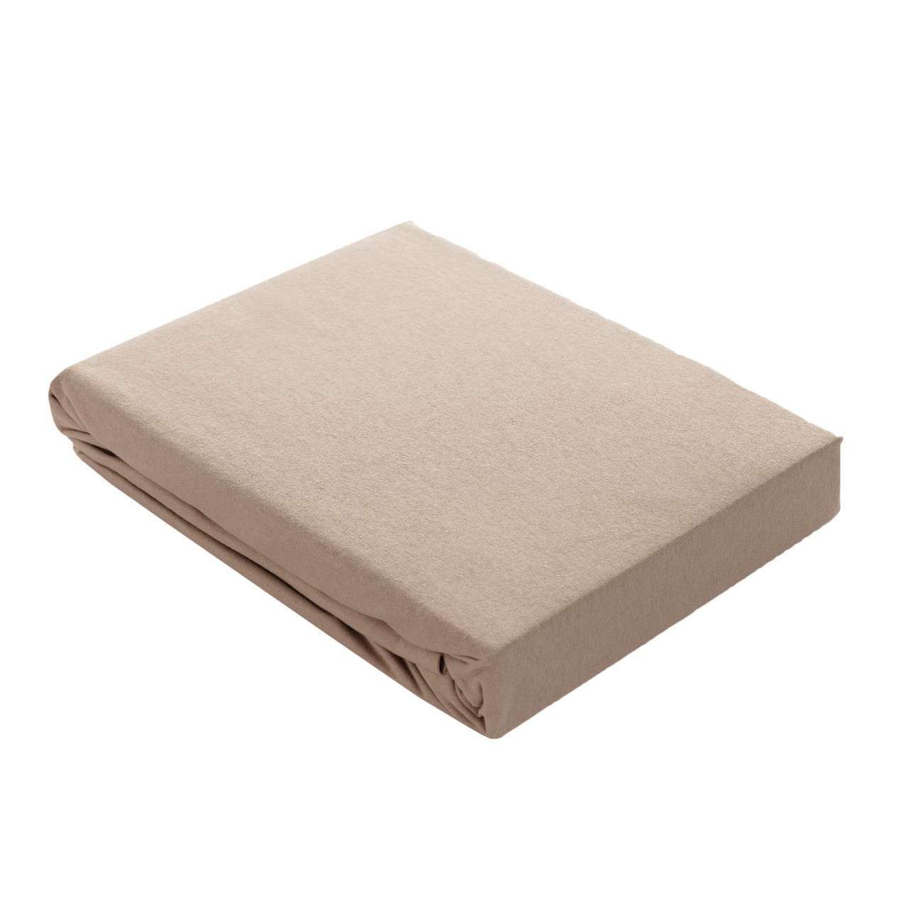 Prześcieradło jersey z gumką Jerry 180x200 cm beige
