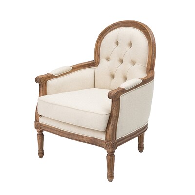 Fotel Bernard beige 67 x 73 x 88 cm