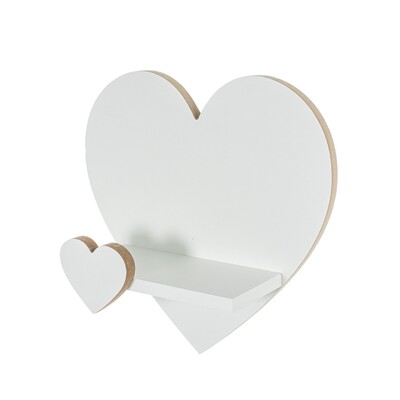 Półka Heart 40x16x40cm 40 x 16 x 40 cm