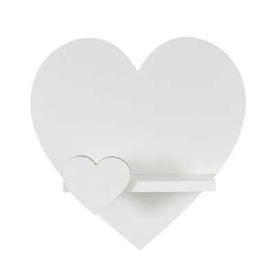 Półka Heart 40x16x40cm 40 x 16 x 40 cm