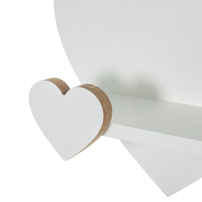 Półka Heart 40x16x40cm 40 x 16 x 40 cm
