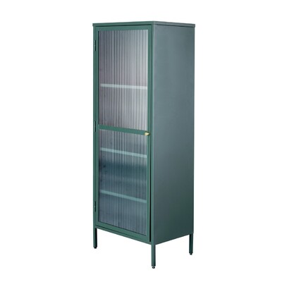 Witryna Xappa slim green 58 x 40,5 x 160,5 cm